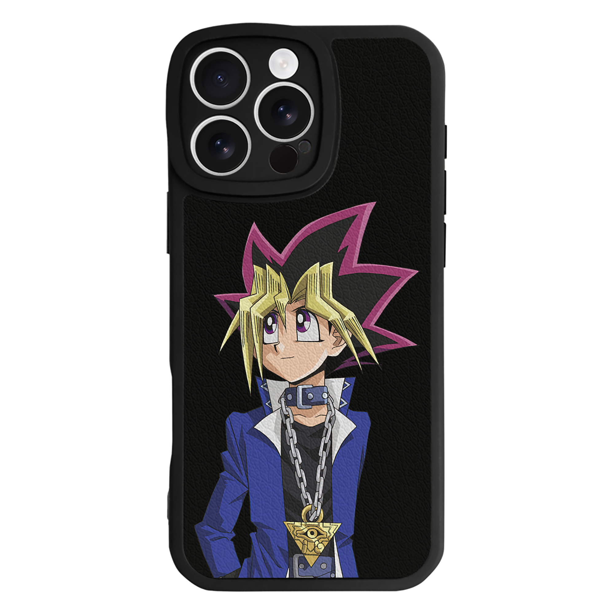 遊☆戯☆王 Yu-Gi-Oh! 【iPhone 16シリーズ対応】シリコンスマホケース（レザー調） 材質：シリコン